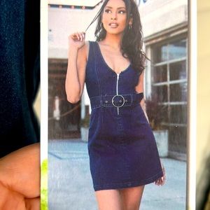 Peace Love World Navy Mini Dress